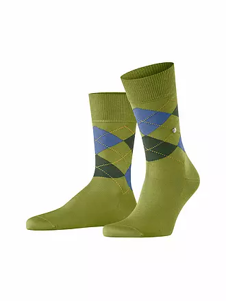 BURLINGTON | Chaussettes homme 40-46 MANCHESTER marine | grün